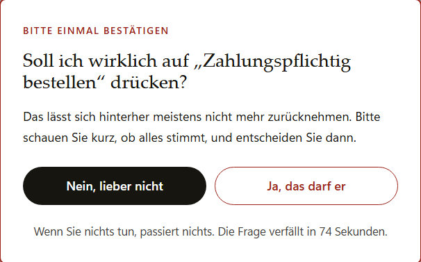 Helferling: Die Nachfrage
